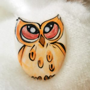 Martisorul Owl Purple