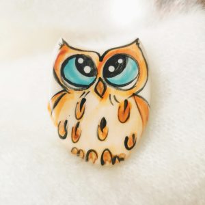 Martisorul Owl Blue