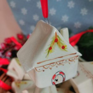 Glob ceramic Vintage Christmas House